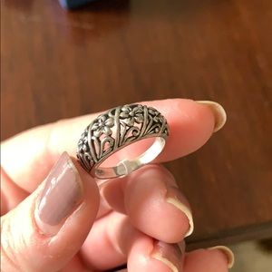 Sterling Silver Flower Ring